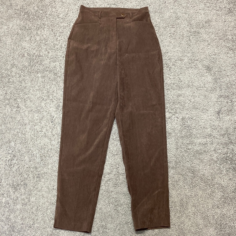 Vintage 8 brown suede pants